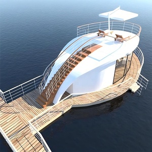 <span class=keywords><strong>Casa</strong></span> contenedor de estructura de acero prefabricada de lujo para fiesta y pesca <span class=keywords><strong>Casa</strong></span> de <span class=keywords><strong>agua</strong></span> flotante en forma de pájaro para Villa Hotel Casas pequeñas - Product Image 3