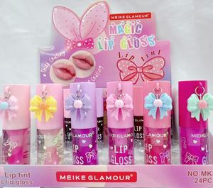 Meike Glamour Trendy Portachiavi con Olio Labbra Idratante a Forma di Fiore, Design Carino, 24 Pezzi in una Scatola, Idratante di Alta Qualità - Product Image 2