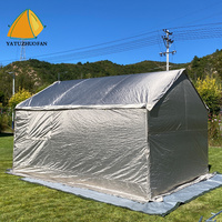 Tente anti-radiation EMF avec tissu en coton/polyester, imperméable et coupe-vent, 3-4 personnes, 12, portable, installation facile