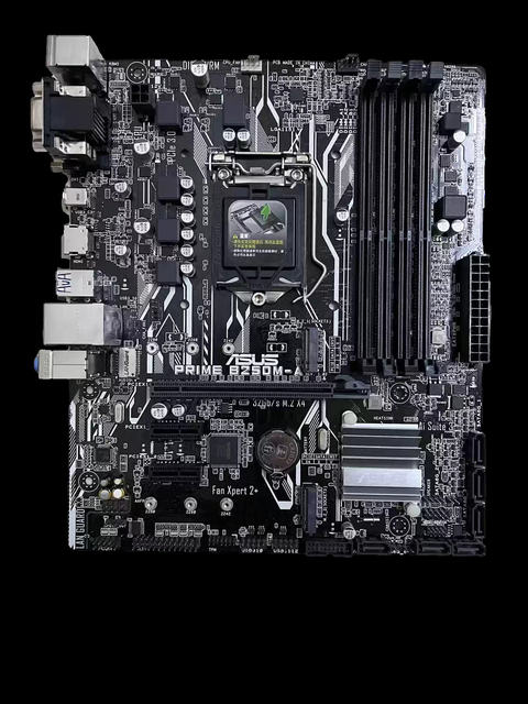 Intel B250 Desktop Computer 1151 Motherboard DDR4 Double Channel 32GB Supports 6th and 7th Gen CPUs Dual M.2 New