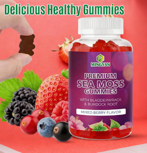 Gomitas de Musgo Irlandés, Alga Marina y Raíz de Bardana OEM/ODM, Suplemento Herbal para la Inmunidad, Digestión y Gestión de Energía - Product Image 2