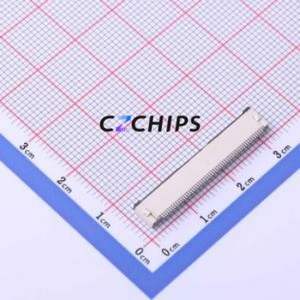 FC05-S54FCT-00 FFC/FPC Connector SMD,P=0.5mm,Horizontal Mount Connector Flip Cover Type Bottom Contact 54P 0.5mm - Product Image 2