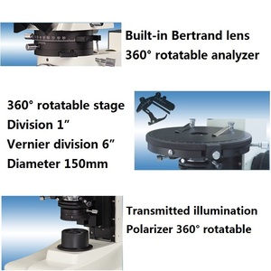 Polariscope séquentiel Boshida BD-PL1500 avec plateau rotatif pour la recherche en pétrologie - Product Image 2