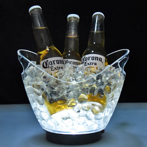 Seau à glace personnalisable de haute qualité, seau à <span class=keywords><strong>champagne</strong></span> plaqué or, durabilité haut de gamme pour hôtel et fête - Product Image 1