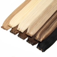 Extensions de cheveux naturels brésiliens lisses 50g 12-14 pouces, coiffables, aspect naturel, personnalisation disponible MRS HAIR