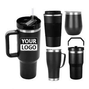 แก้วน้ำเก็บความร้อนสุญญากาศสองชั้น ขนาด 12, 14, 16 ออนซ์ ขายส่ง พร้อมฝาปิด สแตนเลสสตีล สำหรับกาแฟและแคมป์ปิ้ง รับสกรีนโลโก้ - Product Image 4
