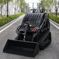 Mini-chargeuse compacte sur chenilles 1120 kg, chenilles en caoutchouc 180x72x35, godet 0,1 m³, capacité de montée 25°, modèle autoporté