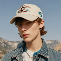 Gorra de béisbol deportiva de alta calidad para adultos, unisex, logotipo personalizado, tela Oxford sólida, rayas étnicas, hoja, fruta, leopardo, directo de fábrica