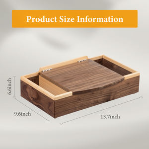 DS Luxury Handmade Craft <b>Gifts</b> Jewelry Case <b>Large</b> Capacity Cosmetic Organizer Wooden Rectangle Dressing Case Customizable <b>Box</b> - Product Image 4