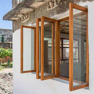 Cửa sổ kiểu Trung Quốc đơn giản Khung lưới kiểu Trung Quốc cửa sổ kính trượt tối giản cửa sổ Xoay trái và phải tùy chỉnh mới - Product Image 2