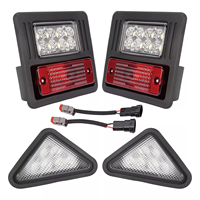 Kit de 4 feux LED avant et arrière pour chargeuse compacte Bobcat en plastique