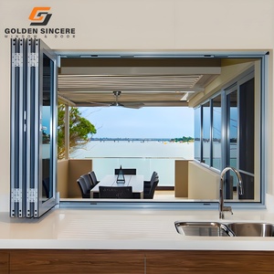 Fenêtre pliante en aluminium à suspension supérieure GS avec système de rail lisse - Product Image 2