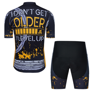 <span class=keywords><strong>Conjunto</strong></span> de Jersey de <span class=keywords><strong>Ciclismo</strong></span> para <span class=keywords><strong>Hombre</strong></span> de <span class=keywords><strong>Verano</strong></span> con Pantalones Cortos de <span class=keywords><strong>Ciclismo</strong></span> de Carretera, Mangas con Bolsillo con Cremallera y Pantalones Cortos Acolchados, Ropa Deportiva Transpirable de Secado Rápido - Product Image 4