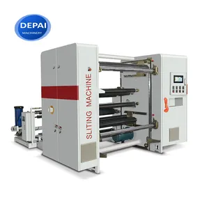 Full automatic thermal paper fax paper slitting machine for plastic film