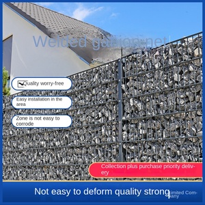 <span class=keywords><strong>Grillage</strong></span> gabion carré soudé électriquement, très demandé, pour protection de talus et traitement des rivières, en fil de fer plastifié - Product Image 2