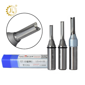 1/2 inch Shank <span class=keywords><strong>Router</strong></span> <span class=keywords><strong>bits</strong></span> Carbide Tip 3 sáo TCT bit các nhà sản xuất tideway thẳng TCT <span class=keywords><strong>Router</strong></span> bit với chipbreaker - Product Image 3