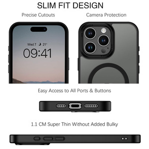 <span class=keywords><strong>เคส</strong></span>โทรศัพท์มือถือระบบแม่เหล็กสำหรับ <span class=keywords><strong>iPhone</strong></span> 16 15 14 <span class=keywords><strong>13</strong></span> 12 TPU แบบนิ่มและ<span class=keywords><strong>เคส</strong></span> PC แบบแข็งด้านหลังรู้สึกถึงผิว - Product Image 3