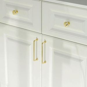 Pomo Redondo de un Solo Agujero en Níquel Cepillado para Cajones, Tirador Moderno de Aluminio para Armarios y Baños Exteriores - Product Image 4