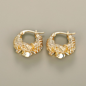<b>Braided</b> Design Ear Cuff For Women U Shape Hoop Earrings Elegant Fashion Jewelry <b>Accessories</b> - Product Image 5