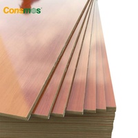 CONSMOS Contreplaqué Mélaminé Grain Bois ou Blanc 12mm 15mm 18mm pour Meubles