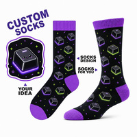 Chaussettes personnalisées en coton peigné respirant et doux pour enfants, imprimées numériquement, vente en gros pour le B2B mondial – Offre Spéciale Été