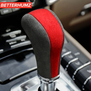 Alcantara Wrap pomello del cambio in pelle per auto copertura in ABS Trim decalcomanie adesivi per <span class=keywords><strong>Porsche</strong></span> Cayenne 2011-2017 <span class=keywords><strong>accessori</strong></span> interni auto - Product Image 3