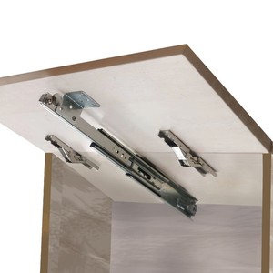 Concealed Telescopic Dining <b>Table</b> Track 350mm Extendable For Dining <b>Table</b> Desk Study Bar Carbon Steel Minimalist Design - Product Image 1
