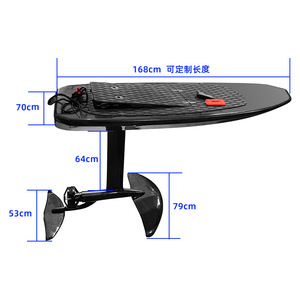 Planche de surf électrique Efoil en fibre de carbone 168 cm, longueur personnalisée, pour sports nautiques en mer, lacs, rivières, niveau intermédiaire - Product Image 1