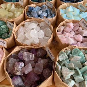 Bán buôn đá tự nhiên trị liệu yoga nhiều loại, chất liệu hỗn hợp, đá thô thô, thạch anh hồng, thạch anh tím - Product Image 5