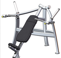 Máquina de Press de Banca Inclinada de Acero Comercial de Alta Calidad con Recubrimiento Electrostático de Polvo de Doble Capa Seguro para Equipos de Gimnasio y Fitness