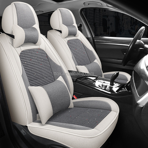 Housses de siège auto en soie glacée premium, ensemble complet pour <span class=keywords><strong>Renault</strong></span> Clio <span class=keywords><strong>Captur</strong></span> Kadjar, ventilées, anti-décoloration, durables, pour 5 sièges, pièces intérieures auto - Product Image 3