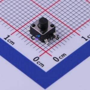 TS-1109S-B-C Tactile Switch SMD-4P,4.5x4.5mm Switch Single Pole Single Throw Round Button 1.6N Vertical Mount - Product Image 1