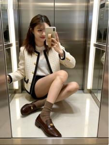 Mocassins en microfibre pour femmes, chaussures de fitness, marche, toutes saisons - Product Image 5