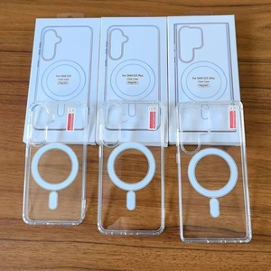 25068 trong suốt Acrylic Magnetic trường hợp điện thoại tương thích với Apple 11 12 13 14 15 & 16 Promax & Cộng với mô hình cứng PC trường hợp - Product Image 5