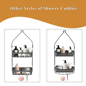 Porte-savon mural sans perçage, panier de douche - Product Image 4