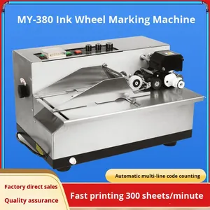 Hoàn toàn tự động điện My-<span class=keywords><strong>380F</strong></span> Máy in mực năm tháng ngày mã hóa máy cho bao bì nhựa chứng nhận trên <span class=keywords><strong>carton</strong></span> phim - Product Image 2