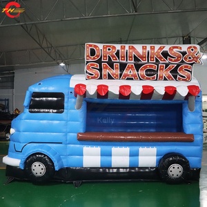 IceCream Truck Inflable Concesión Stand Cabina Bebidas Snacks Inflable Snack Booth Carpa Soplador Producto <span class=keywords><strong>Castillo</strong></span> Inflable - Product Image 1