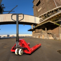 2-Tonnen-Handhubwagen, hydraulischer Palettenhubwagen, kleine Hubmaschine für Lager, Frachttransport, Logistik und Lagerung
