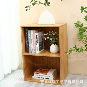 Simple Small Bookshelf <b>Desktop</b> Office Home Floor <b>Shelf</b> Minimalist Bookcase Multi Layer Large Space Storage Rack - Product Image 1