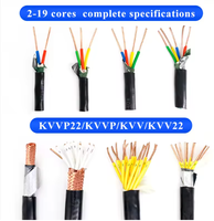 Câble électrique flexible multiconducteur 450/750V Kvv Kvvr Kvvp Kvvp22 Kvvrp, câble de commande d'instrumentation