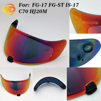 Nouveau Visor de Casque Moto HJ-20M C70 Photochromique Auto-Teintant Anti-Buée Anti-Pluie Anti-Vent en PC à Dégagement Rapide