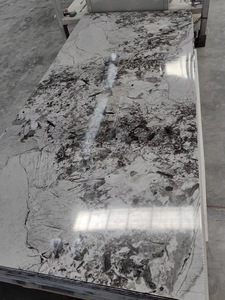 Panneau mural en marbre flexible ultra-fin en <span class=keywords><strong>PVC</strong></span> <span class=keywords><strong>blanc</strong></span> mat, plaque de marbre avec support arrière en <span class=keywords><strong>PVC</strong></span> anti-UV - Product Image 4