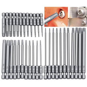 An Ninh <span class=keywords><strong>bit</strong></span> thiết lập giả mạo bằng chứng tuốc nơ vít khoan <span class=keywords><strong>bit</strong></span> từ <span class=keywords><strong>Torx</strong></span> phẳng đầu 1/4 "Hex điều khiển <span class=keywords><strong>bit</strong></span> - Product Image 3