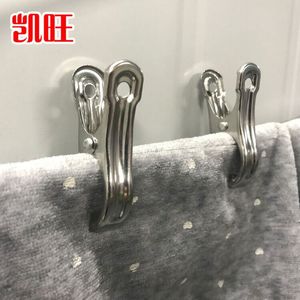Stainless Steel Clothes Clips 5cm Windproof For Drying Blankets Underwear Pants Outdoor Use - Product Image 3