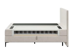 Lit à <span class=keywords><strong>sommier</strong></span> européen de luxe 3-en-1 (base/matelas/métal) – Personnalisable, OEM, Fournisseur en gros unique pour les détaillants de meubles - Product Image 5