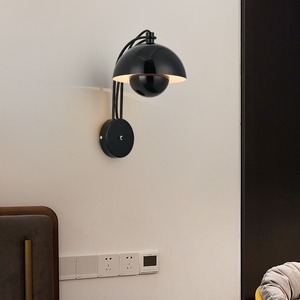 โคมไฟติดผนังสไตล์ดอกไม้แบบมินิมอลทันสมัยสำหรับห้องนอน ข้างเตียง ทางเดิน ห้องนั่งเล่น - ตัวโคมคริสตัลสุดอินเทรนด์ - Product Image 5