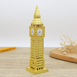 نموذج بن كبير عتيق العالم الشهير الهندسة المعمارية سبيكة تذكارية الحرف المعدنية من لندن مكتب الزخارف - Product Image 6