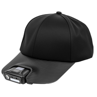 Luce per Cappello Multifunzionale Portatile con Sensore di Movimento, Lampada Ricaricabile con Indicatore Batteria, Torcia Frontale per Escursionismo, Pesca, Corsa