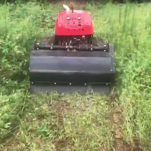 <span class=keywords><strong>Tracteur</strong></span> à gazon télécommandé sur chenilles <span class=keywords><strong>Tracteur</strong></span> à gazon à rotation zéro pour jardin Marteau à lame <span class=keywords><strong>Tracteur</strong></span> à gazon et débroussailleuse - Product Image 5