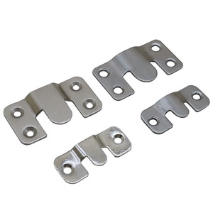 ตะขอแขวนกรอบรูปสแตนเลสทรงสี่เหลี่ยมแบบติดผนังสำหรับกระจก โซฟา เฟอร์นิเจอร์ ตัวเชื่อมต่อหลังประตูบนผนัง - Product Image 3